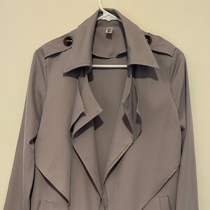 Women's Gray Trench Coat
